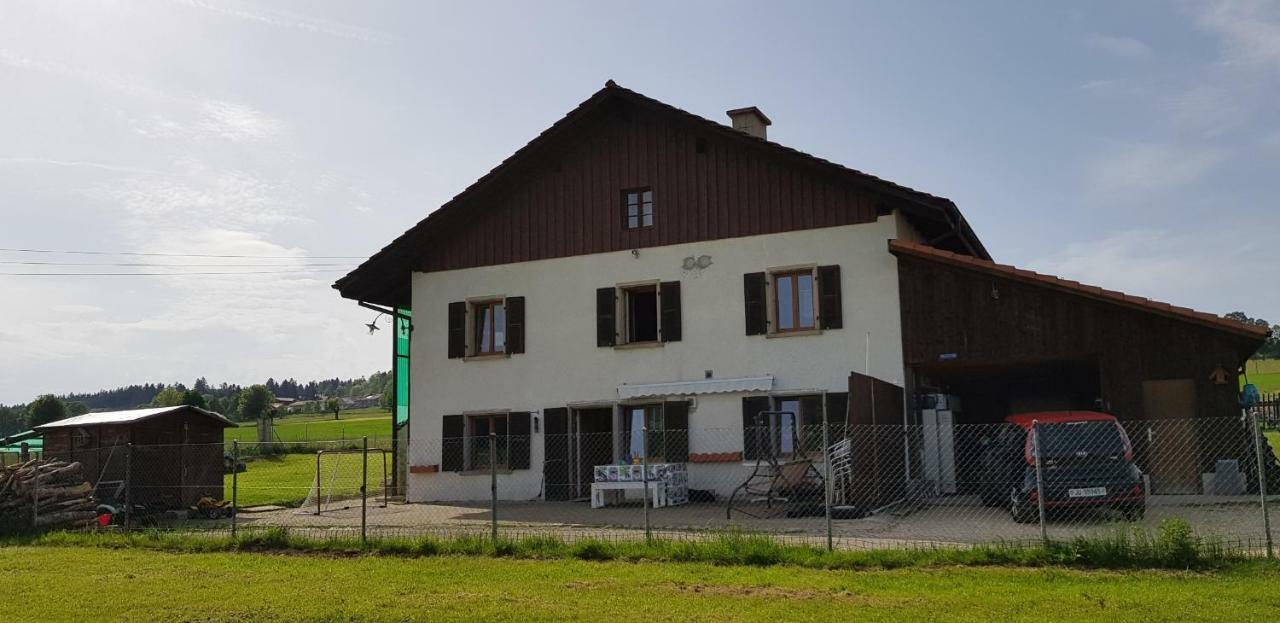 Ferienwohnung "Sous Les Barres" Montfaucon Exterior foto